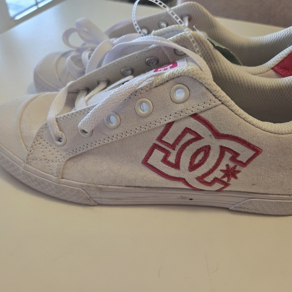 DC Pink and White Skate Sneakers - Picture 2 of 5